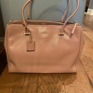 Kate Spade Blush Patent Laptop Bag/ Tote
